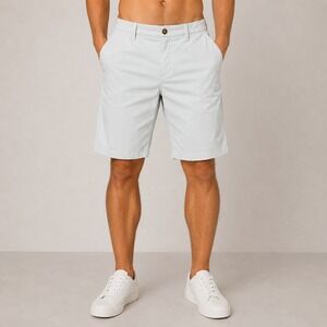 Outdoor Ventures Mens Performance Golf Shorts Light Gray Stretch Size 32